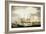 A Three Master adrift in the Downs with help at Hand-Thomas Luny-Framed Giclee Print