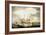 A Three Master adrift in the Downs with help at Hand-Thomas Luny-Framed Giclee Print