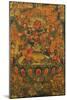 A Tibetan Thanka with a Central Figure of Heruka-null-Mounted Giclee Print
