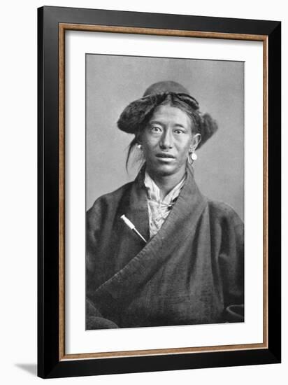 A Tibetan Woman, C1910-null-Framed Giclee Print