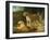 A Tiger and Tigress at the Exeter 'Change Menagerie in 1808, 1808-Jacques-Laurent Agasse-Framed Giclee Print