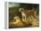 A Tiger and Tigress at the Exeter 'Change Menagerie in 1808, 1808-Jacques-Laurent Agasse-Framed Premier Image Canvas