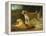 A Tiger and Tigress at the Exeter 'Change Menagerie in 1808-Jacques-Laurent Agasse-Framed Premier Image Canvas