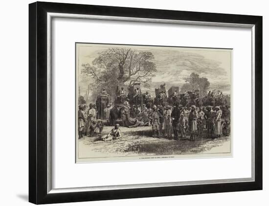 A Tiger-Hunting Party in India, Preparing to Start-Arthur Hopkins-Framed Giclee Print