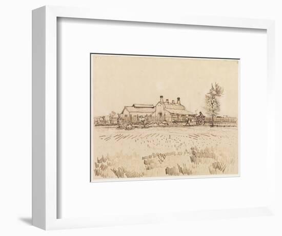 A tile factory, 1888 (March)-Vincent van Gogh-Framed Giclee Print