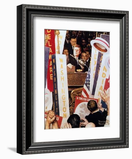 A Time for Greatness-Norman Rockwell-Framed Giclee Print