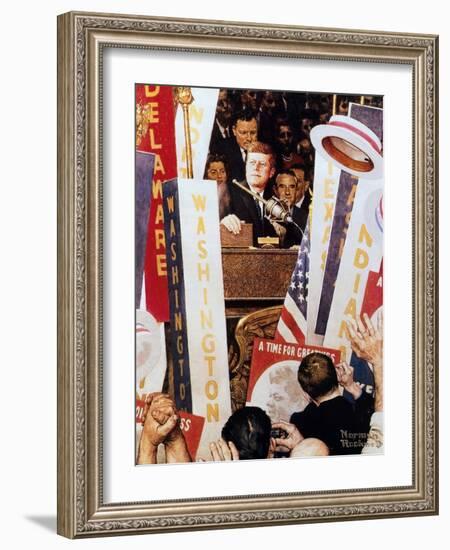 A Time for Greatness-Norman Rockwell-Framed Giclee Print