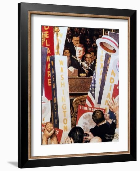 A Time for Greatness-Norman Rockwell-Framed Giclee Print