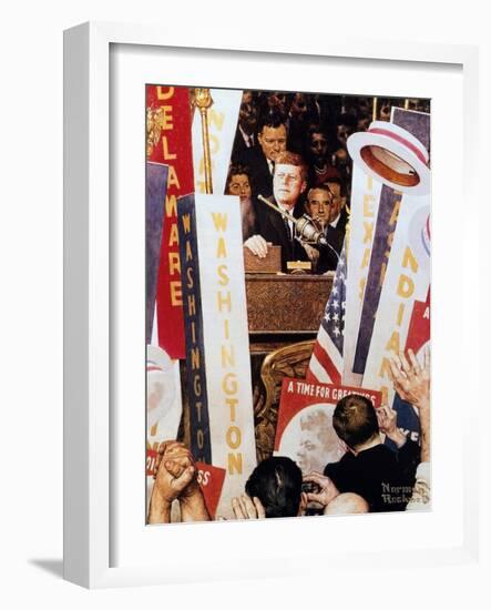 A Time for Greatness-Norman Rockwell-Framed Giclee Print