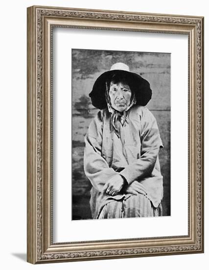 A Tlingit woman of Alaska, 1912-Unknown-Framed Photographic Print