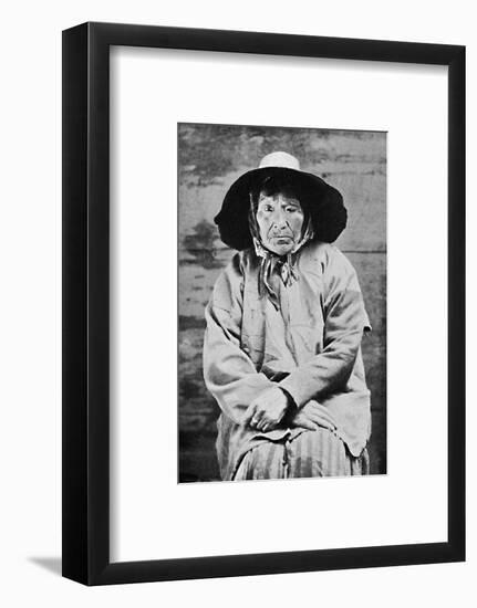 A Tlingit woman of Alaska, 1912-Unknown-Framed Photographic Print