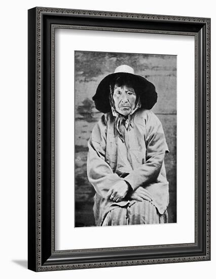 A Tlingit woman of Alaska, 1912-Unknown-Framed Photographic Print