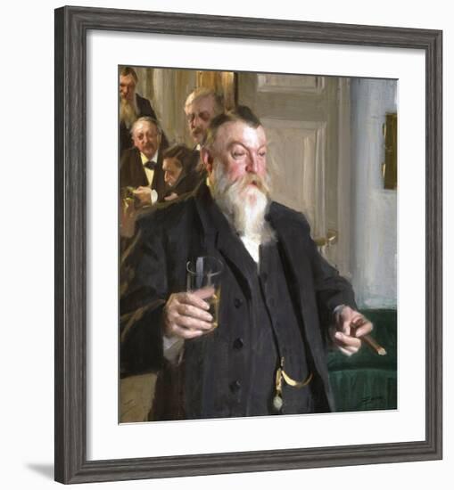 A Toast in the Idun Society-Anders Zorn-Framed Premium Giclee Print