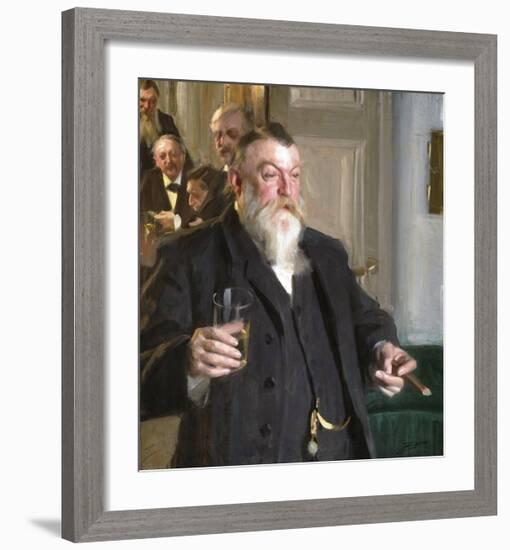 A Toast in the Idun Society-Anders Zorn-Framed Premium Giclee Print