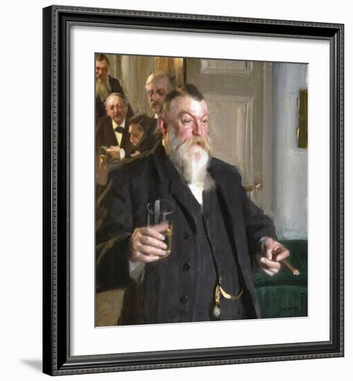 A Toast in the Idun Society-Anders Zorn-Framed Premium Giclee Print