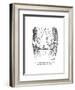 "A toast to Everyman and the human condition and Lauren Bacall!" - New Yorker Cartoon-Henry Martin-Framed Premium Giclee Print