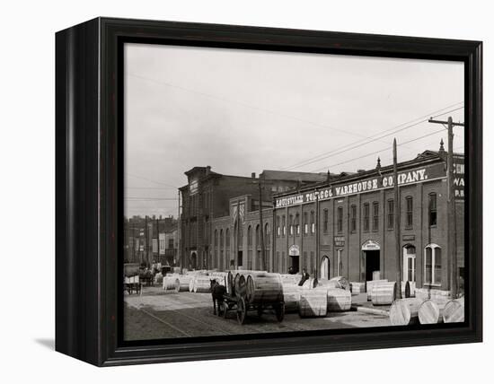 A Tobacco Warehouse, Louisville, Ky.-null-Framed Stretched Canvas