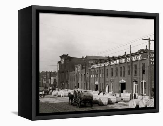 A Tobacco Warehouse, Louisville, Ky.-null-Framed Stretched Canvas