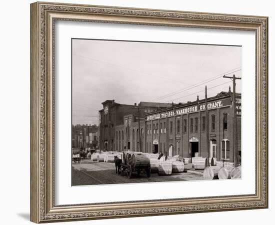 A Tobacco Warehouse, Louisville, Ky.-null-Framed Photo