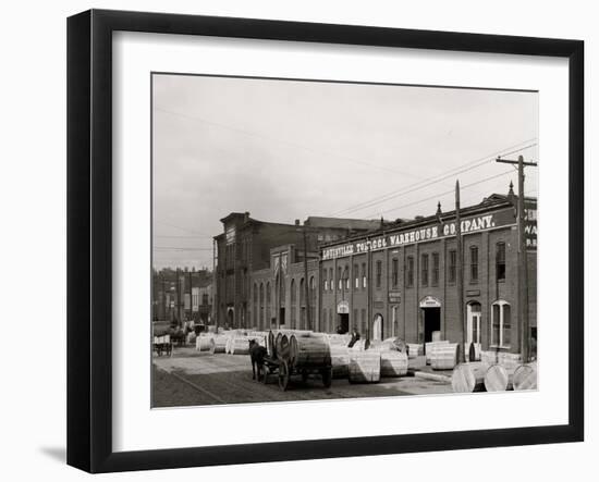 A Tobacco Warehouse, Louisville, Ky.-null-Framed Photo