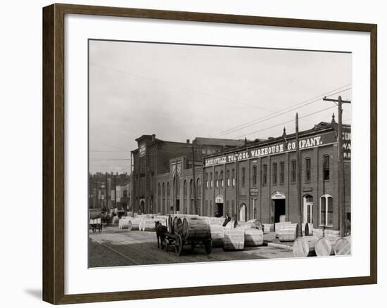 A Tobacco Warehouse, Louisville, Ky.-null-Framed Photo