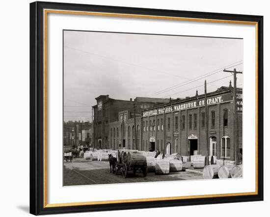 A Tobacco Warehouse, Louisville, Ky.-null-Framed Photo