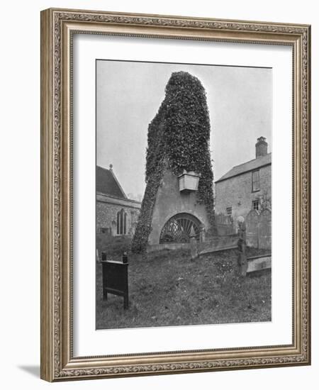 A Tomb Above Ground, Pinner Churchyard, London, 1924-1926-Valentine & Sons-Framed Giclee Print