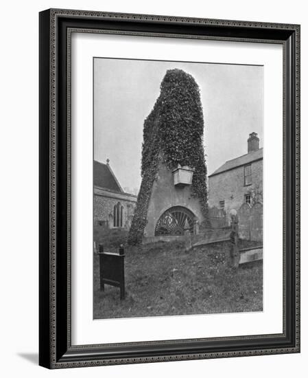 A Tomb Above Ground, Pinner Churchyard, London, 1924-1926-Valentine & Sons-Framed Giclee Print