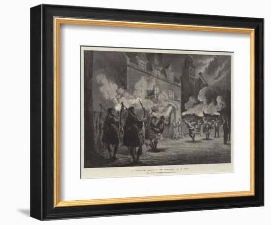 A Torchlight Dance in the Highlands-Mihaly von Zichy-Framed Giclee Print