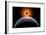 A Total Eclipse of the Sun as Seen from Being in Earth's Orbit-null-Framed Art Print