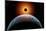 A Total Eclipse of the Sun as Seen from Being in Earth's Orbit-null-Mounted Art Print