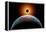 A Total Eclipse of the Sun as Seen from Being in Earth's Orbit-null-Framed Stretched Canvas