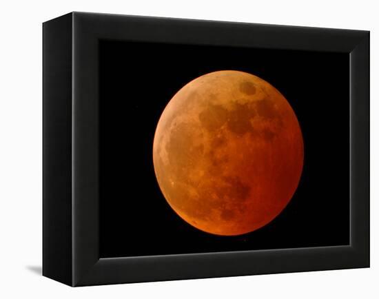 A Total Lunar Eclipse-null-Framed Premier Image Canvas
