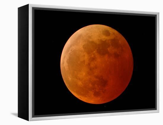 A Total Lunar Eclipse-null-Framed Premier Image Canvas