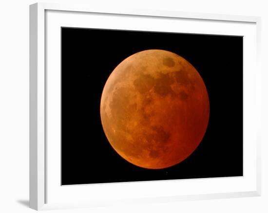 A Total Lunar Eclipse-null-Framed Photographic Print