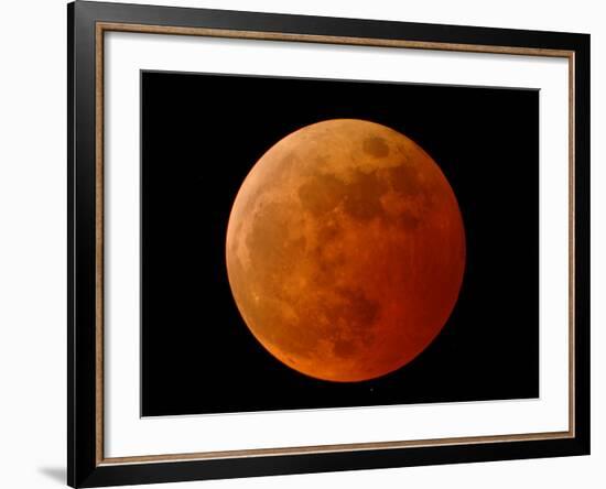 A Total Lunar Eclipse-null-Framed Photographic Print