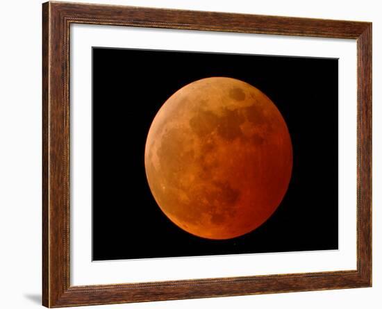 A Total Lunar Eclipse-null-Framed Photographic Print