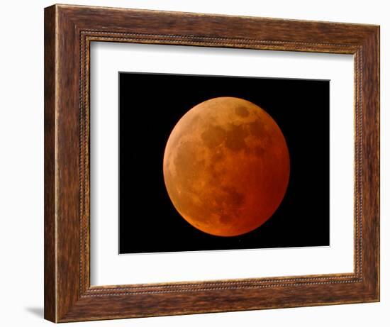 A Total Lunar Eclipse-null-Framed Photographic Print