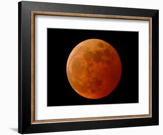 A Total Lunar Eclipse-null-Framed Photographic Print