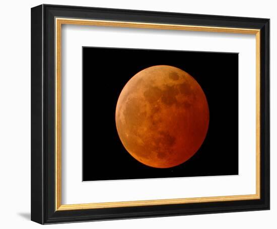 A Total Lunar Eclipse-null-Framed Photographic Print