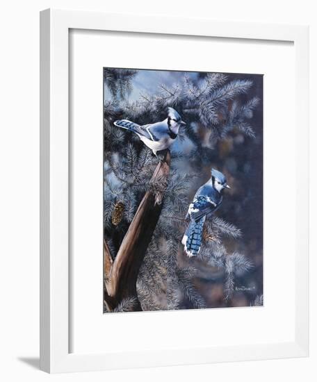 A Touch of Blue-Kevin Daniel-Framed Art Print