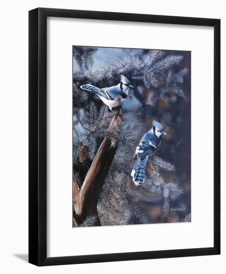 A Touch of Blue-Kevin Daniel-Framed Art Print