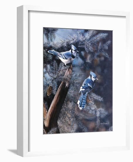 A Touch of Blue-Kevin Daniel-Framed Art Print