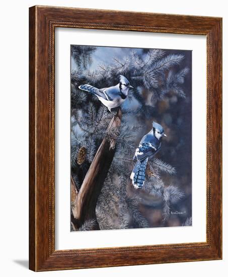 A Touch of Blue-Kevin Daniel-Framed Art Print