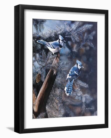 A Touch of Blue-Kevin Daniel-Framed Art Print