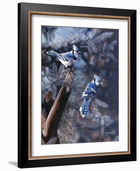 A Touch of Blue-Kevin Daniel-Framed Art Print