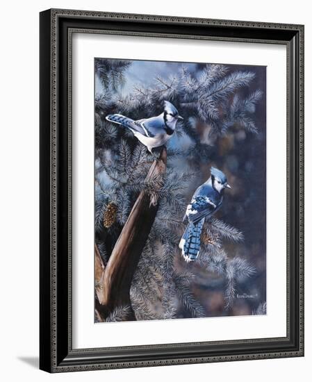 A Touch of Blue-Kevin Daniel-Framed Art Print