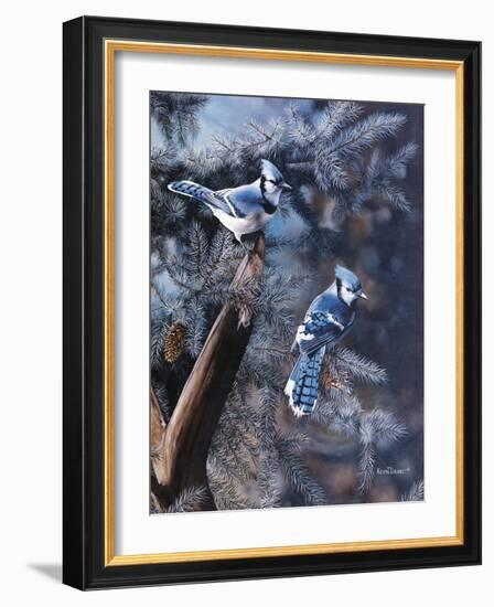 A Touch of Blue-Kevin Daniel-Framed Art Print