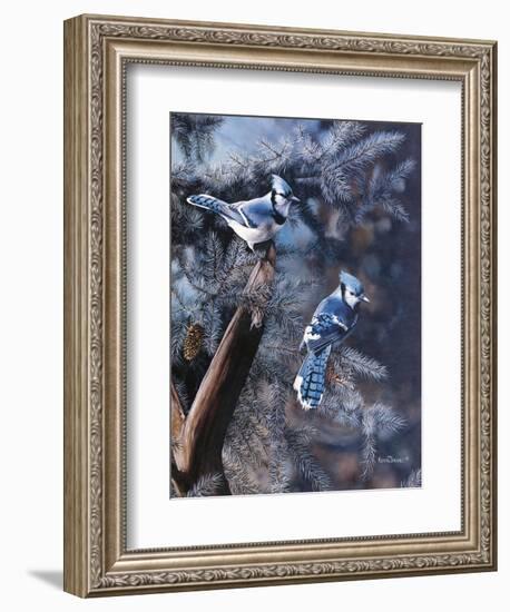 A Touch of Blue-Kevin Daniel-Framed Art Print