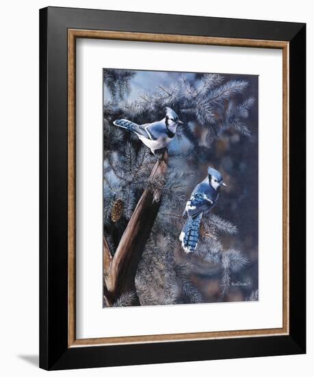 A Touch of Blue-Kevin Daniel-Framed Art Print